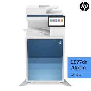 HP LaserJet E87770dn - A3 Colour Multifunction Printer - 70ppm | Oztech Business Equipment - www.oztechcopier.com.au
